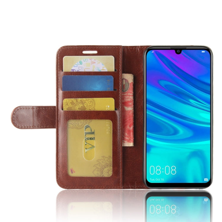 R64 Texture Single Fold Horizontal Flip Leather Case for Huawei P30 Lite, with Holder & Wallet & Card Slots & Photo Frame (Brown) - Huawei Cases by PMC TechLife | Online Shopping South Africa | PMC TechLife | Buy Now Pay Later Mobicred