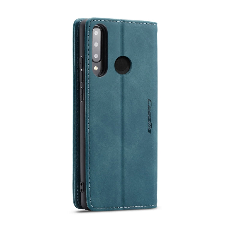 CaseMe-013 Multifunctional Retro Frosted Horizontal Flip Leather Case for Huawei P30 Lite, with Card Slot & Holder & Wallet (Blue) - free shipping - PMC Jewellery - Order now!