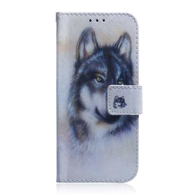 White Wolf Pattern Coloured Drawing Horizontal Flip Leather Case for Huawei Mate 20 Pro, with Holder & Card Slots & Wallet - Huawei Cases by PMC TechLife | Online Shopping South Africa | PMC TechLife