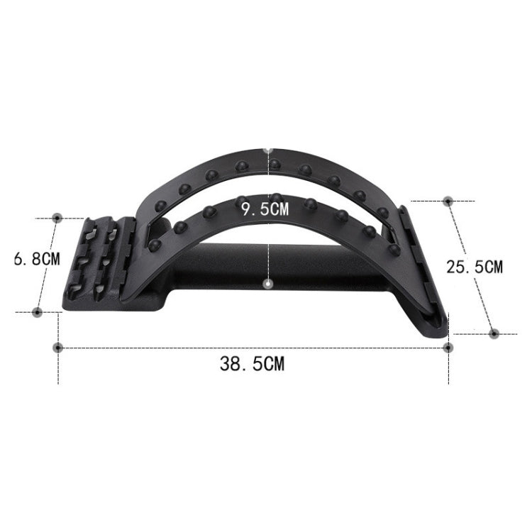 Lumbar Traction Stretching Device Posture Corrector Waist Support Spine Pain Relief Back Massage Stretcher - free shipping - PMC TechLife - Order now!