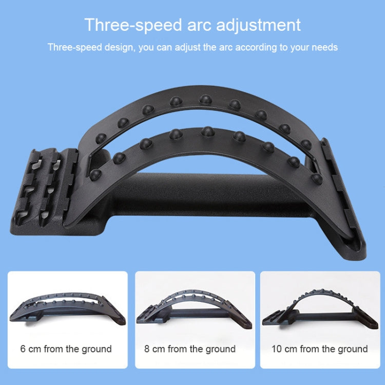 Lumbar Traction Stretching Device Posture Corrector Waist Support Spine Pain Relief Back Massage Stretcher - free shipping - PMC TechLife - Order now!