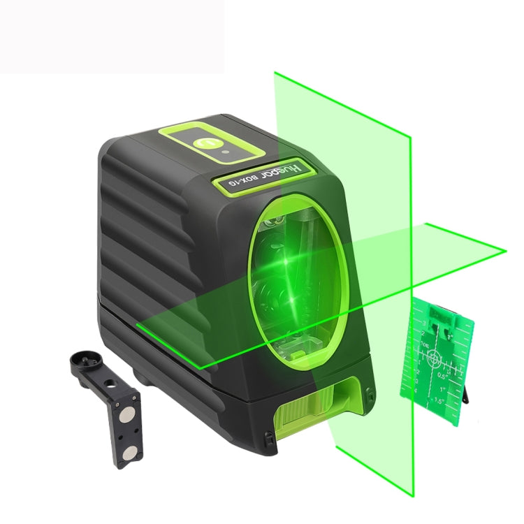 BOX-1G 1V1H 40mW & 10mW 2 Line Green Beam Laser Level Covering Walls and Floors (Green) - Laser Rangefinder by PMC TechLife | Online Shopping South Africa | PMC TechLife | Buy Now Pay Later Mobicred