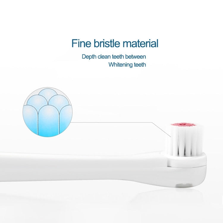 2W Creative Household Waterproof Rotary Electric Toothbrush Set with 4 Replacement Brush Heads & Base, 8500 Revolutions Per Minute(Red) - Toothbrushes by PMC TechLife | Online Shopping South Africa | PMC TechLife | Buy Now Pay Later Mobicred