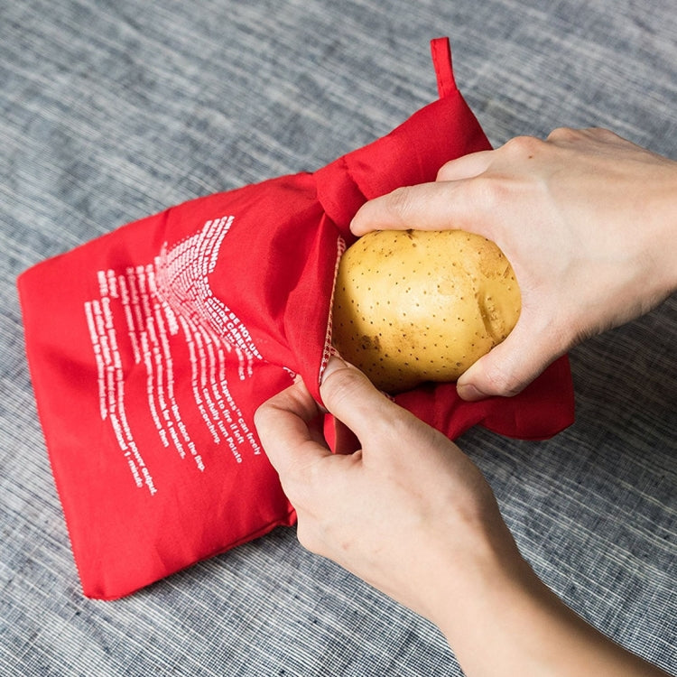 Washable Reusable Microwave Potato Cooker Bag (Cooks Up to 4 Potatoes At The Same Time), Size: 26.7*17.6cm(Red) - free shipping - PMC TechLife - Order now!