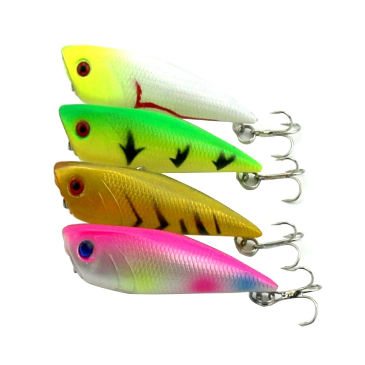 HENGJIA Artificial Fishing Lures Popper Bionic Fishing Bait with Hooks, Length: 7 cm, Random Color Delivery - free shipping - PMC TechLife - Order now!