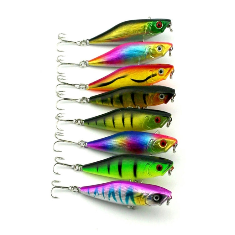 HENGJIA Artificial Fishing Lures Popper Bionic Fishing Bait with Hooks, Length: 7.5 cm, Random Color Delivery - Fishing Lures by HENGJIA | Online Shopping South Africa | PMC TechLife | Buy Now Pay Later Mobicred