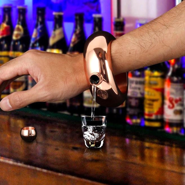 Fashion Creative 100ML Thickened Stainless Steel Bracelet Jug  3.5 Oz,Random Color Delivery - Gadgets by PMC TechLife | Online Shopping South Africa | PMC TechLife | Buy Now Pay Later Mobicred