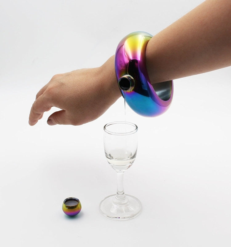 Fashion Creative 100ML Thickened Stainless Steel Bracelet Jug  3.5 Oz,Random Color Delivery - Gadgets by PMC TechLife | Online Shopping South Africa | PMC TechLife | Buy Now Pay Later Mobicred