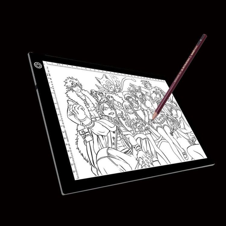 A4 Size 5W 5V LED Three Level of Brightness Dimmable Acrylic Copy Boards for Anime Sketch Drawing Sketchpad, with USB Cable & Plug, Size���240x360x5mm -  by PMC TechLife | Online Shopping South Africa | PMC TechLife | Buy Now Pay Later Mobicred
