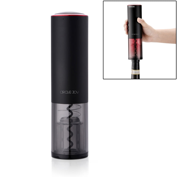 Original Xiaomi Youpin CIRCLE JOY Automatic Rechargeable Electric Wine Bottle Opener(Black) - free shipping - PMC TechLife - Order now!
