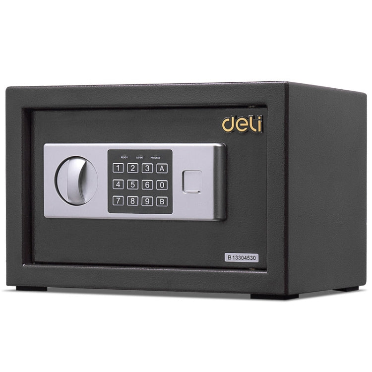 Deli Home Office Hotel Mini Electronic Security Lock Box Wall Cabinet Safety Box(Black) - Safety Box by PMc TechLife | Online Shopping South Africa | PMc TechLife | Buy Now Pay Later Mobicred