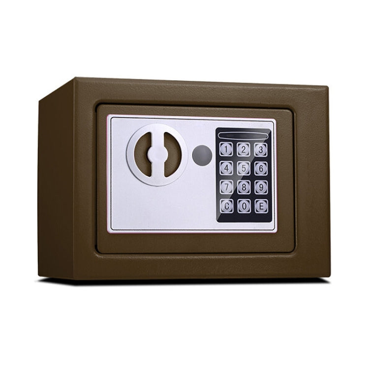 17E Home Mini Electronic Security Lock Box Wall Cabinet Safety Box without Coin-operated Function(Bronze) - Safety Box by PMc TechLife | Online Shopping South Africa | PMc TechLife | Buy Now Pay Later Mobicred