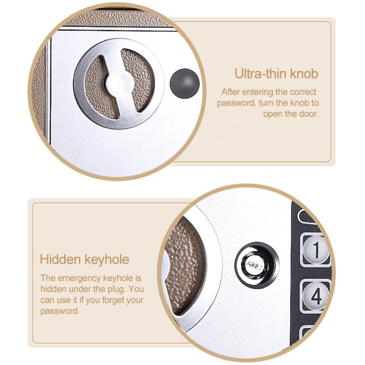 17E Home Mini Electronic Security Lock Box Wall Cabinet Safety Box without Coin-operated Function(Red) - Safety Box by PMc TechLife | Online Shopping South Africa | PMc TechLife | Buy Now Pay Later Mobicred