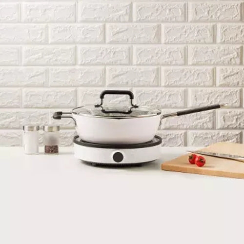 Original Xiaomi Youpin Non Stick Frying Pan Cooking Pot(White) - free shipping - PMC TechLife - Order now!