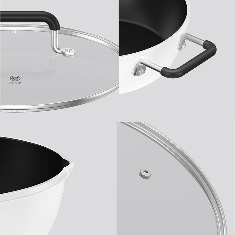 Original Xiaomi Youpin Non Stick Frying Pan Cooking Pot(White) - free shipping - PMC TechLife - Order now!