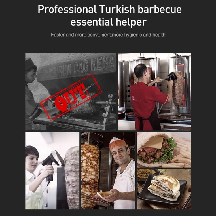 Portable Meat Slicer Electric Meat Cutter Turkish Barbecue Slicer, EU Plug - Cutter & Peeler by PMC TechLife | Online Shopping South Africa | PMC TechLife | Buy Now Pay Later Mobicred