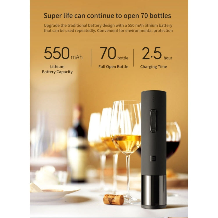 Original Xiaomi Youpin Huohou Automatic Wine Bottle Kit Electric Corkscrew With Foil Cutter - free shipping - PMC TechLife - Order now!