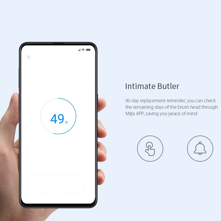 3 PCS Original Xiaomi Mijia Electric Toothbrush Heads Replacement Oral Health Care (Sensitive Type)(White) - Replacement Brush Heads by Xiaomi | Online Shopping South Africa | PMC TechLife | Buy Now Pay Later Mobicred
