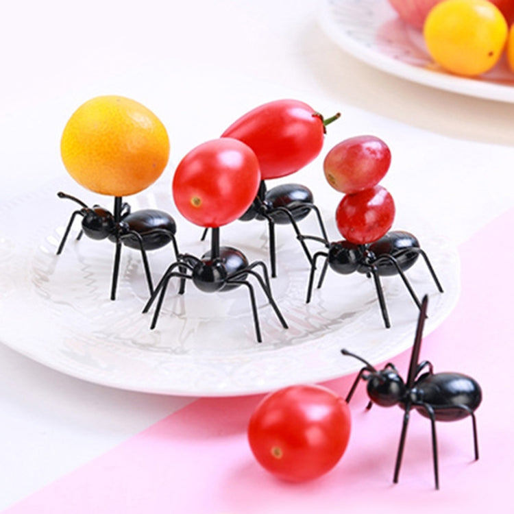 12pcs / Box Worker Ant Fruit Forks Snack Cake Dessert Tableware Home Kitchen Party Dinner Fruit Pick Kitchen Tool - Gadgets by PMC TechLife | Online Shopping South Africa | PMC TechLife | Buy Now Pay Later Mobicred