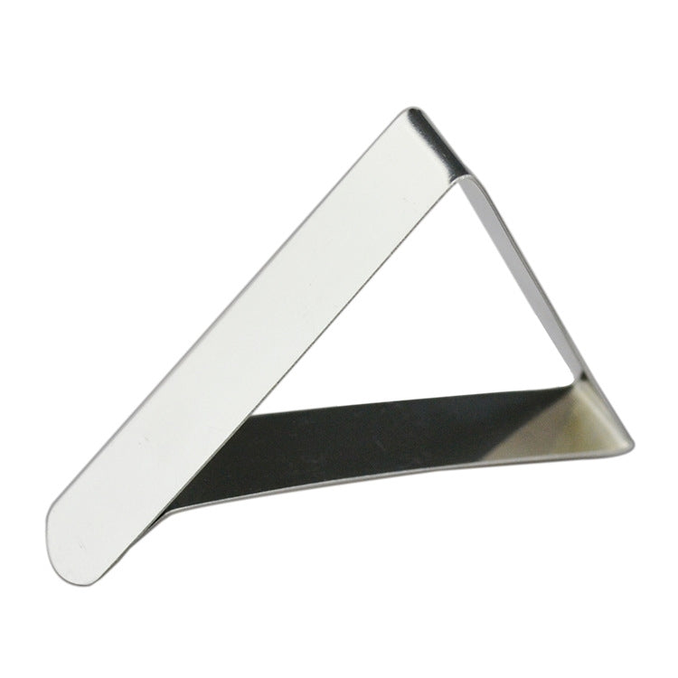 10 PCS Stainless Steel Tablecloth Clip Adjustable Triangle Clamp Holder - Food Clips & Clips by PMC TechLife | Online Shopping South Africa | PMC TechLife | Buy Now Pay Later Mobicred