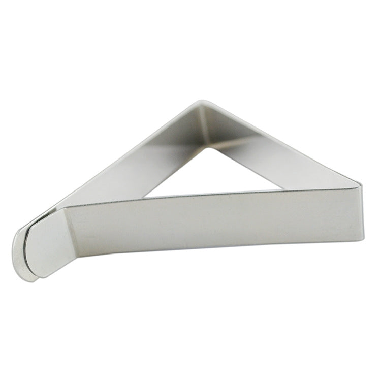10 PCS Stainless Steel Tablecloth Clip Adjustable Triangle Clamp Holder - Food Clips & Clips by PMC TechLife | Online Shopping South Africa | PMC TechLife | Buy Now Pay Later Mobicred