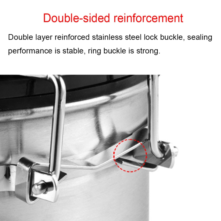 1200ml Stainless Steel Sealed Food Coffee Grounds Bean Storage Container with Built-in CO2 Gas Vent Valve & Calendar (Red) - Coffee Tools by PMC TechLife | Online Shopping South Africa | PMC TechLife | Buy Now Pay Later Mobicred