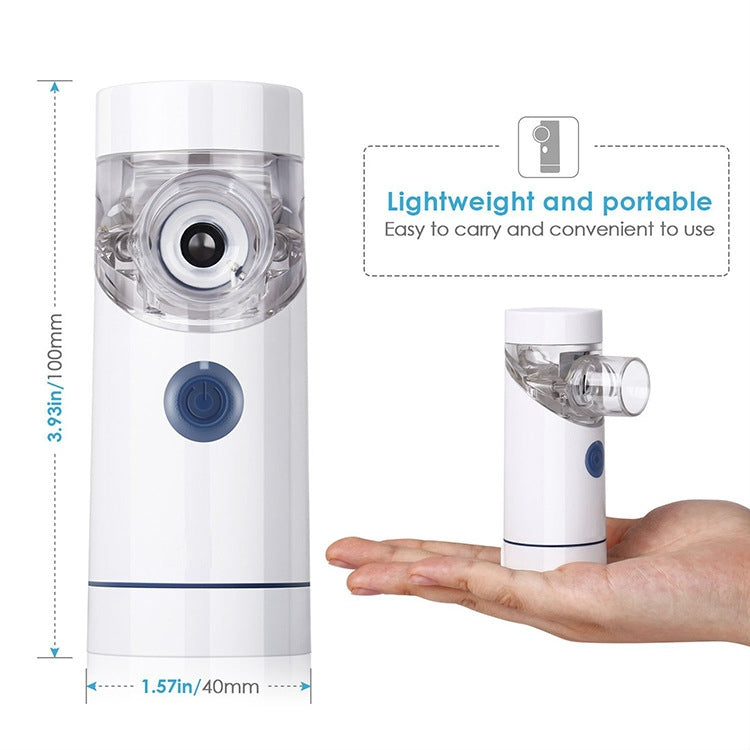 Portable Handheld Ultrasonic Mute Atomizer for Children(White) - free shipping - PMC TechLife - Order now!