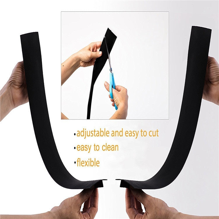 Gas Stove Slit Strip Antifouling Dustproof Waterproof Kitchen Black Sealing Strip, Size: 53.5*5*1cm(Black) - Gadgets by PMC TechLife | Online Shopping South Africa | PMC TechLife | Buy Now Pay Later Mobicred