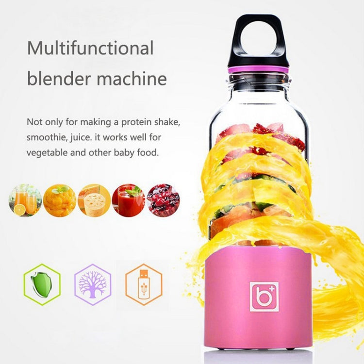 Bingo 500ml Mini Portable USB Rechargeable Electric Juicer Cup  Juicer Blender, 22000 Revolutions Per Minute(Pink) - free shipping - PMC TechLife - Order now!