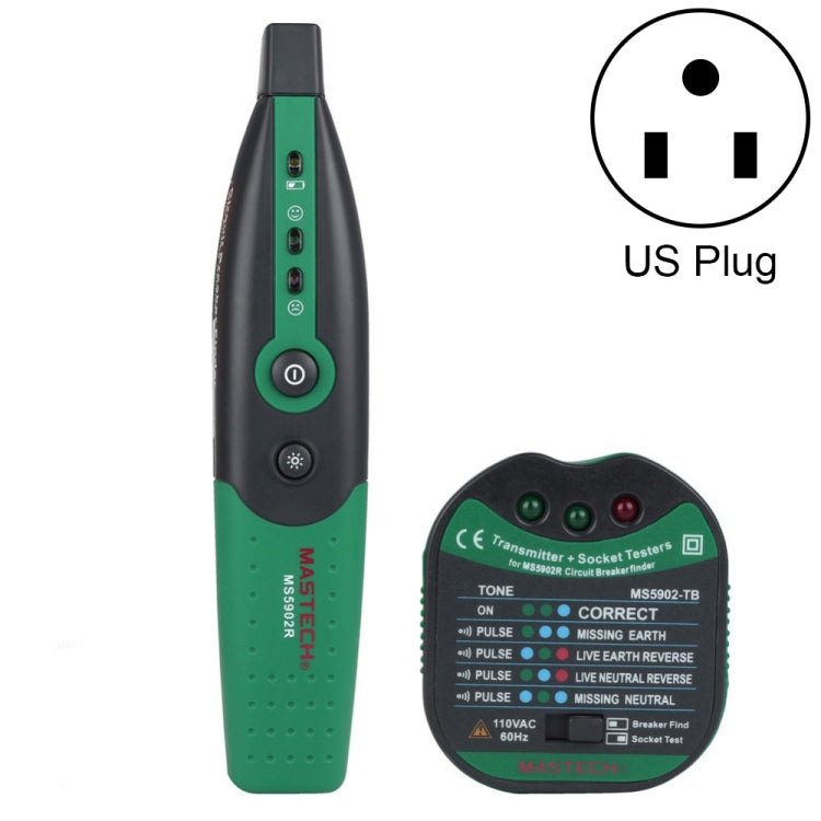 BSIDE MS5902 AC 110V 50Hz Breaker Socket Cable Detector, US Plug - free shipping - PMC Jewellery - Order now!