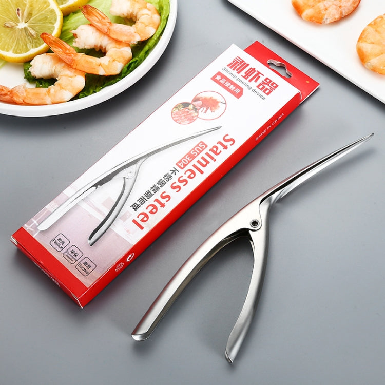 304 Stainless Steel Shrimp Shelling Tool Seafood Shell Remover Kitchen Gadgets - Gadgets by PMC TechLife | Online Shopping South Africa | PMC TechLife | Buy Now Pay Later Mobicred