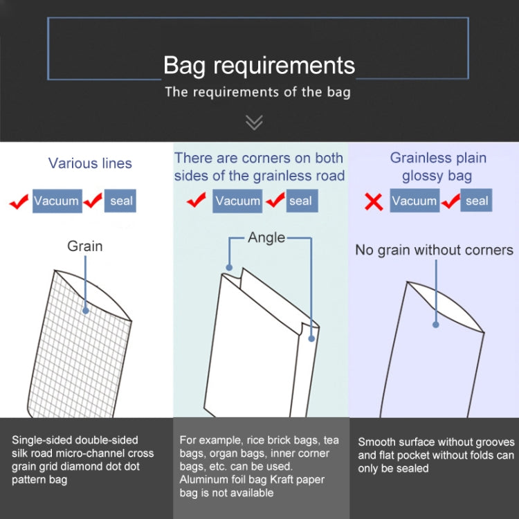 Household Commercial Food Vacuum Plastic Packaging Machine Sealer Closer Machine, EU Plug (White) - free shipping - PMc TechLife - Order now!