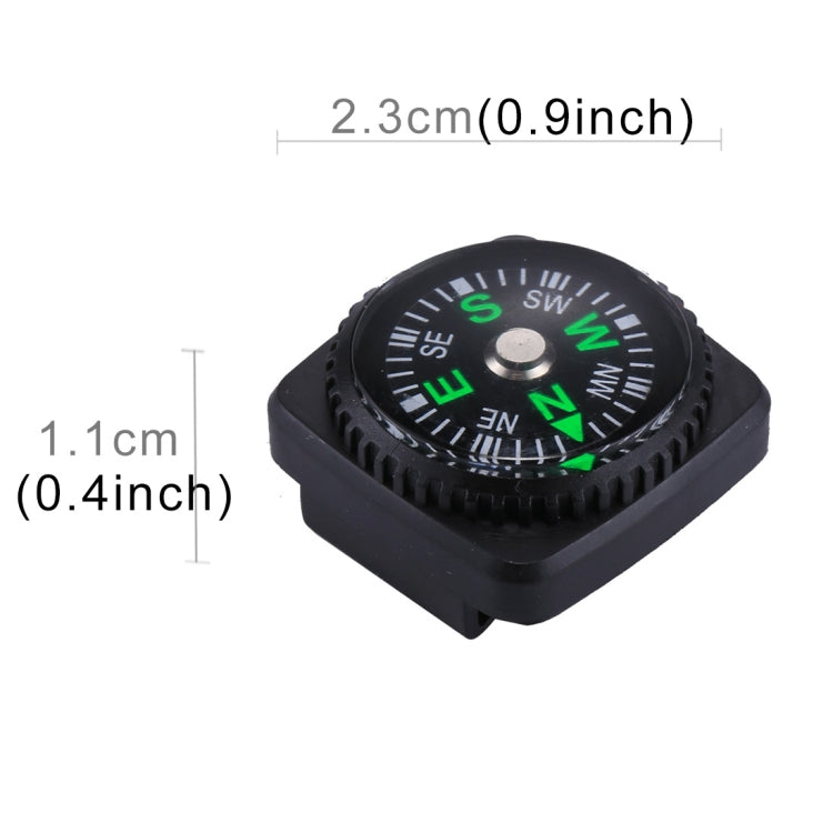 10 PCS 20mm Outdoor Sports Camping Hiking Pointer Guider Plastic Compass Hiker Navigation, Random Color Delivery - Hiking Meter by PMC TechLife | Online Shopping South Africa | PMC TechLife | Buy Now Pay Later Mobicred