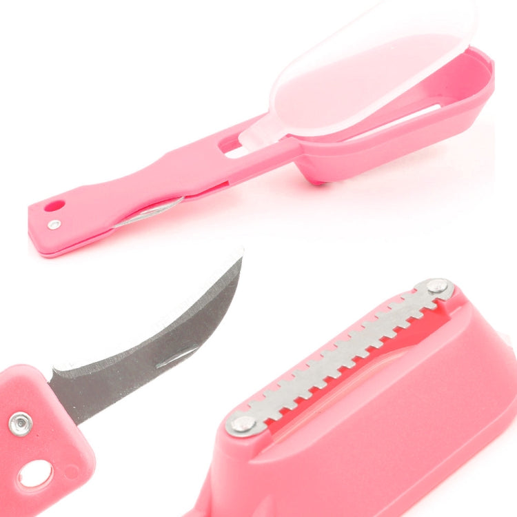 2 PCS Kitchen Essential Fish Scraper Fish Scale Planing Knife with Cover (Pink) - Gadgets by PMC TechLife | Online Shopping South Africa | PMC TechLife | Buy Now Pay Later Mobicred