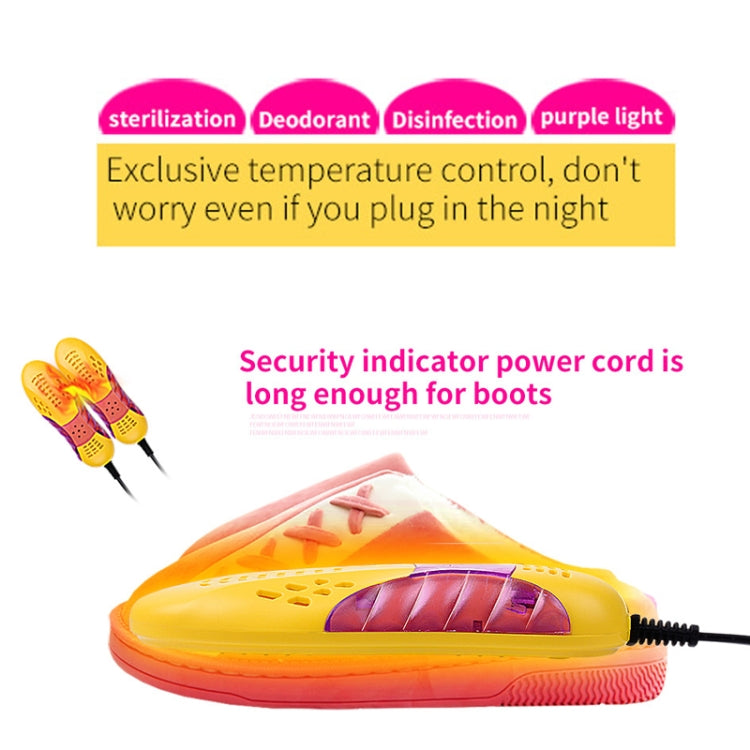 Multifunctional Household Cartoon Dehumidification Deodorization Shoe Warmer Dryer with Lighting, US Plug(Yellow) - Dryers & Accessories by PMC TechLife | Online Shopping South Africa | PMC TechLife | Buy Now Pay Later Mobicred