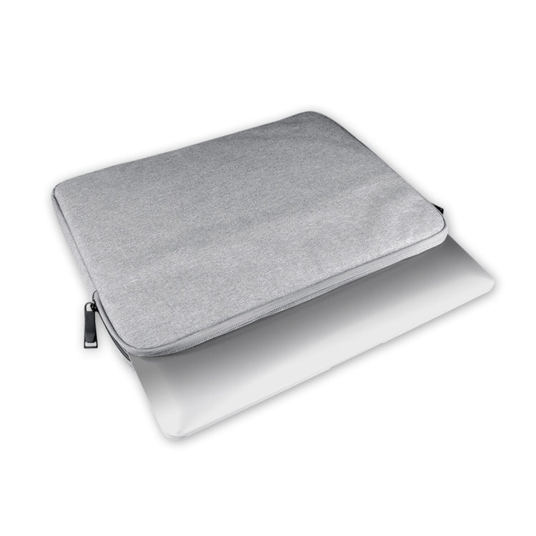For 14 inch and Below Universal Wearable Oxford Cloth Soft Business Inner Package Laptop Tablet Bag(Grey) - 14.1 inch by PMC TechLife | Online Shopping South Africa | PMC TechLife | Buy Now Pay Later Mobicred