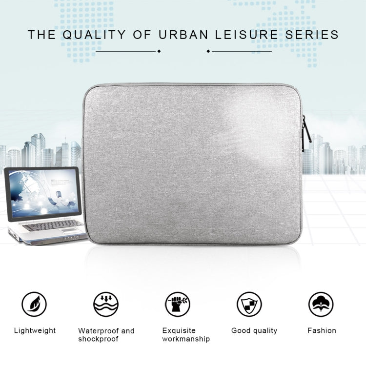 For 15.6 inch and Below Universal Wearable Oxford Cloth Soft Business Inner Package Laptop Tablet Bag(Grey) - 15.6 - 17 inch by PMC TechLife | Online Shopping South Africa | PMC TechLife | Buy Now Pay Later Mobicred