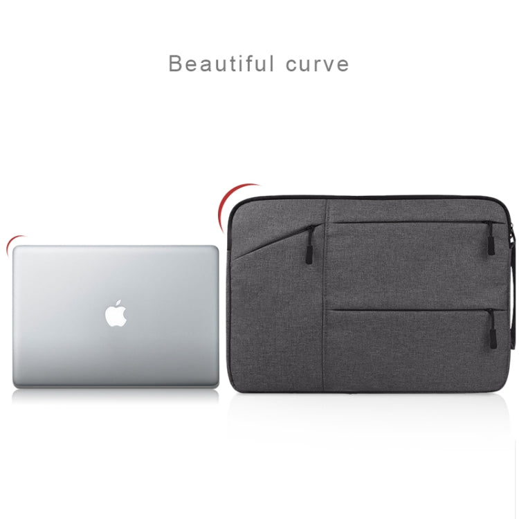 Universal Multiple Pockets Wearable Oxford Cloth Soft Portable Simple Business Laptop Tablet Bag, For 14 inch and Below Macbook, Samsung, Lenovo, Sony, DELL Alienware, CHUWI, ASUS, HP(Black) - 15 inch by PMC TechLife | Online Shopping South Africa | PMC TechLife | Buy Now Pay Later Mobicred
