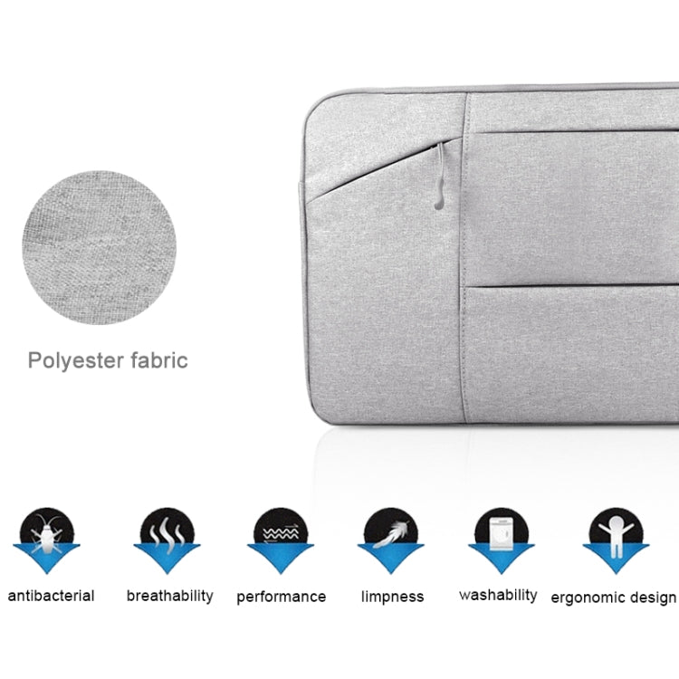 Universal Multiple Pockets Wearable Oxford Cloth Soft Portable Simple Business Laptop Tablet Bag, For 15.6 inch and Below Macbook, Samsung, Lenovo, Sony, DELL Alienware, CHUWI, ASUS, HP (Black) - 15.6 - 17 inch by PMC TechLife | Online Shopping South Africa | PMC TechLife | Buy Now Pay Later Mobicred