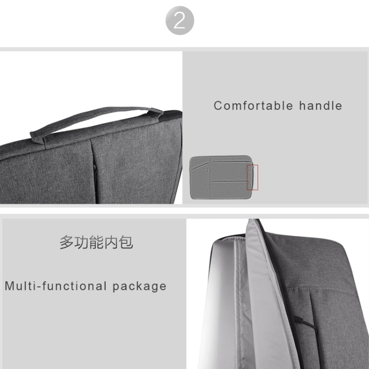 Universal Multiple Pockets Wearable Oxford Cloth Soft Portable Simple Business Laptop Tablet Bag, For 15.6 inch and Below Macbook, Samsung, Lenovo, Sony, DELL Alienware, CHUWI, ASUS, HP (Black) - 15.6 - 17 inch by PMC TechLife | Online Shopping South Africa | PMC TechLife | Buy Now Pay Later Mobicred