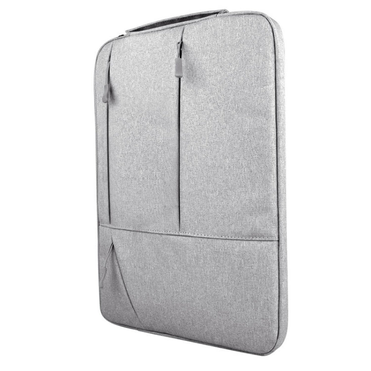 Universal Multiple Pockets Wearable Oxford Cloth Soft Portable Simple Business Laptop Tablet Bag, For 15.6 inch and Below Macbook, Samsung, Lenovo, Sony, DELL Alienware, CHUWI, ASUS, HP (Light Grey) - free shipping - PMC TechLife - Order now!