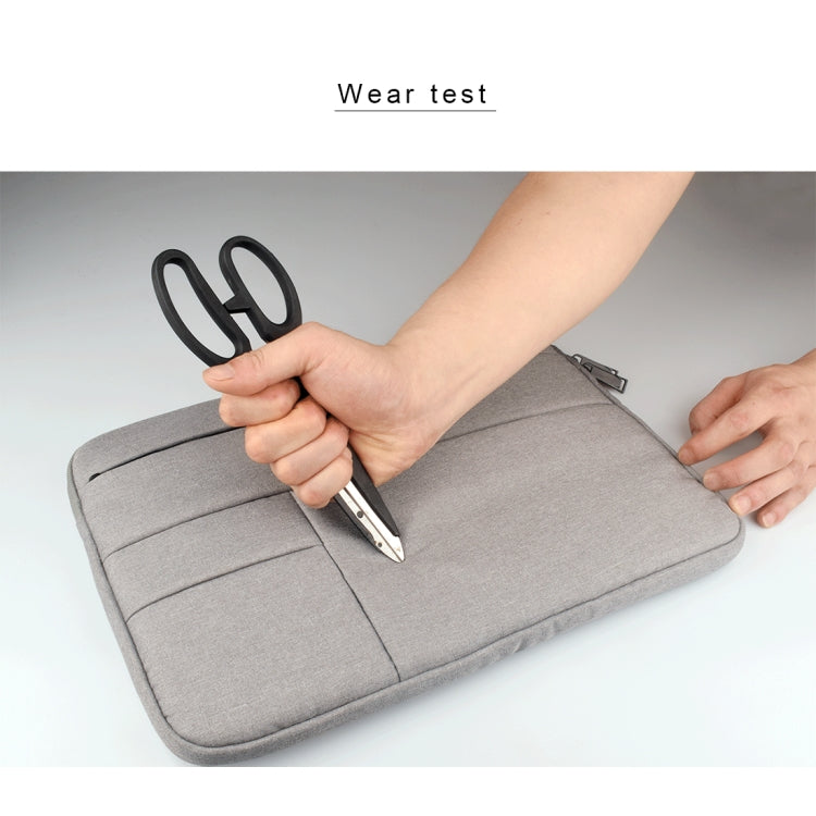 Universal Multiple Pockets Wearable Oxford Cloth Soft Portable Leisurely Laptop Tablet Bag, For 13.3 inch and Below Macbook, Samsung, Lenovo, Sony, DELL Alienware, CHUWI, ASUS, HP (Grey) - 13.3 inch by PMC TechLife | Online Shopping South Africa | PMC TechLife | Buy Now Pay Later Mobicred