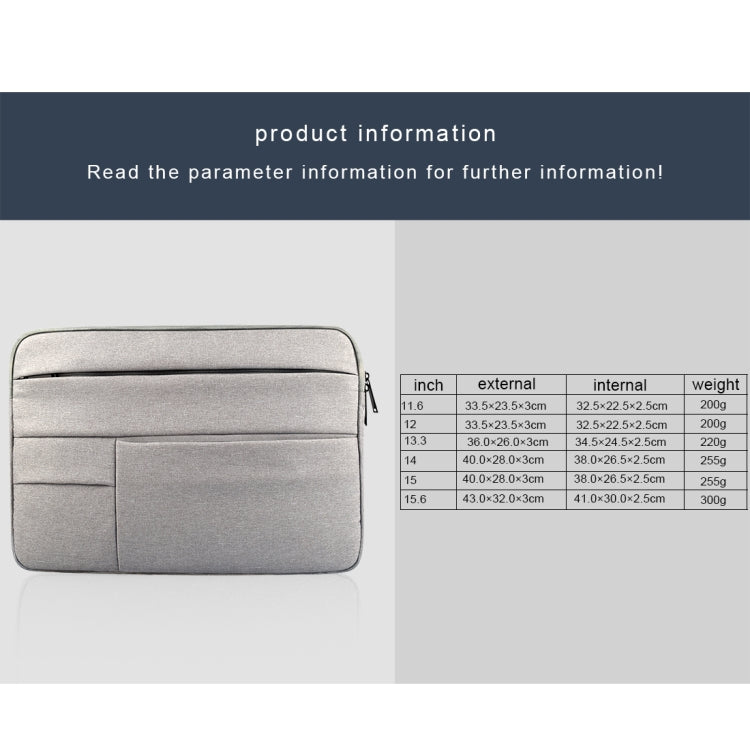 Universal Multiple Pockets Wearable Oxford Cloth Soft Portable Leisurely Laptop Tablet Bag, For 13.3 inch and Below Macbook, Samsung, Lenovo, Sony, DELL Alienware, CHUWI, ASUS, HP (Blue) - free shipping - PMC TechLife - Order now!