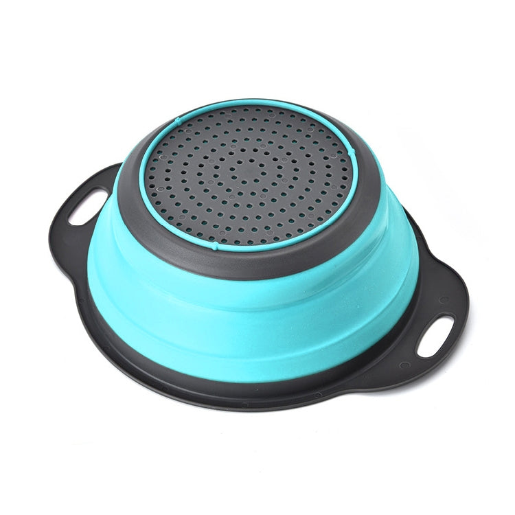 Creative Folding Vegetables Fruits Storage Basket Organizer Drain Basket, L, Size: 29.5*23.5*10cm (Blue) - Gadgets by PMC TechLife | Online Shopping South Africa | PMC TechLife | Buy Now Pay Later Mobicred