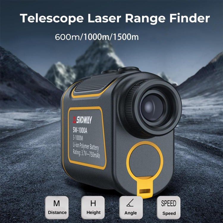 SNDWAY SW600A Handheld Outdoor Waterproof Telescope Range Finder Distance Measurer, 600m - free shipping - PMC Jewellery - Order now!