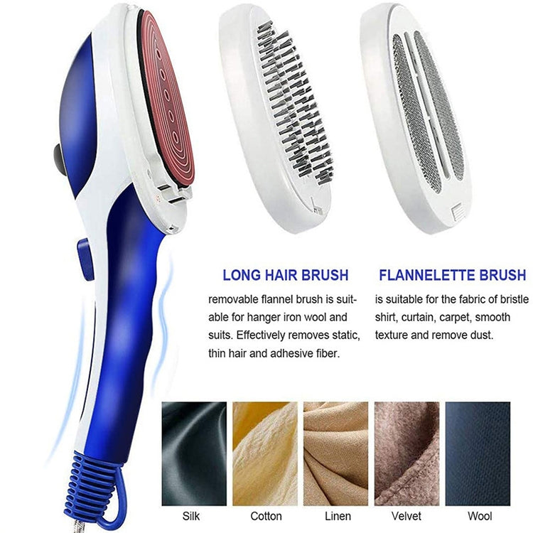 Multifunction Household Handheld Steamer Travel Portable Hand - Held Steam Hanging Hot Machine Ceramic Bottom with Flannelette Brush & Hair Brush & Measuring Cup,US Plug(Purple) - free shipping - PMC TechLife - Order now!