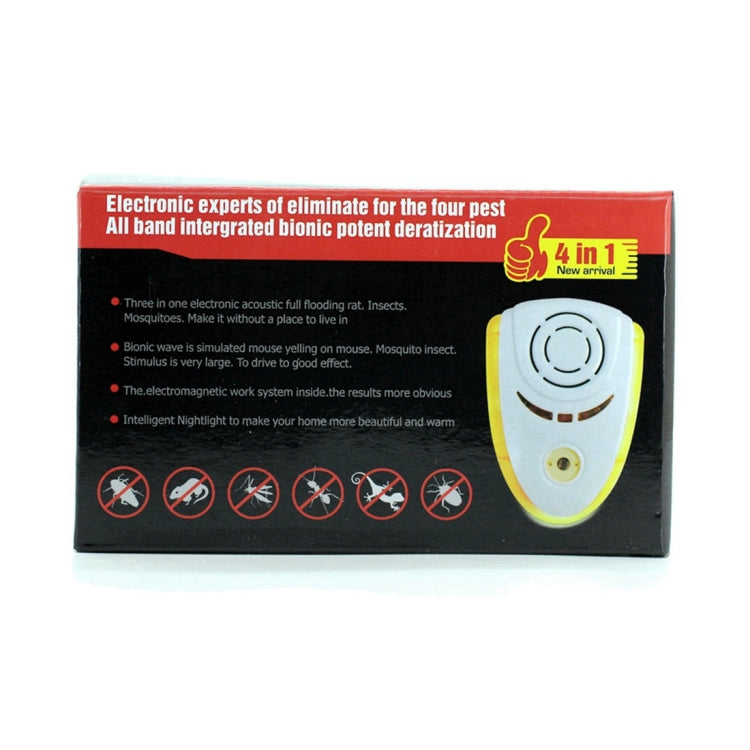 6W Electronic Ultrasonic Electromagnetic Wave Anti Mosquito Rat Insect Pest Repeller with Light, EU Plug, AC 90-240V, Random Color Delivery (Blue) - Repellents by PMC TechLife | Online Shopping South Africa | PMC TechLife | Buy Now Pay Later Mobicred