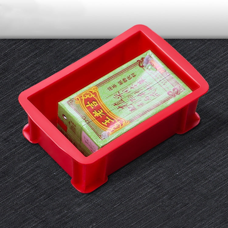 Thick Multi-function Material Box Brand New Flat Plastic Parts Box Tool Box, Size: 15.6cm x 10.1cm x 5.3cm(Red) - Storage Bags & Boxes by PMC TechLife | Online Shopping South Africa | PMC TechLife | Buy Now Pay Later Mobicred