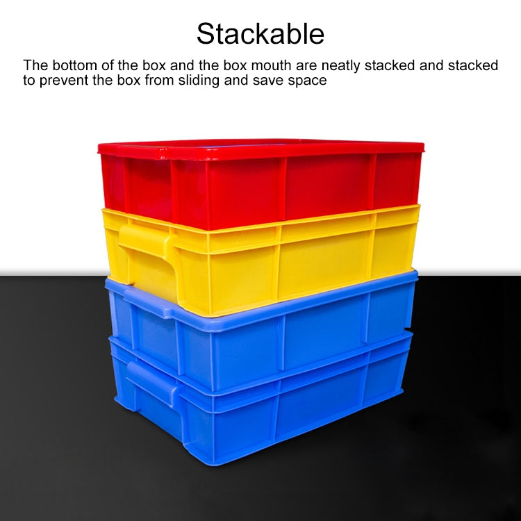 Thick Multi-function Material Box Brand New Flat Plastic Parts Box Tool Box, Size: 38.3cm x 24.2cm x 9.8cm(Blue) - Storage Bags & Boxes by PMC TechLife | Online Shopping South Africa | PMC TechLife | Buy Now Pay Later Mobicred
