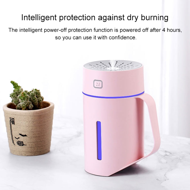ML-S2 Water Cup Shape Intelligent Mute LED Night Light Atomized Humidifier Air humidification Machine(Pink) - free shipping - PMC TechLife - Order now!